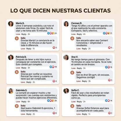 Banda de resistencia para entrenamiento en casa